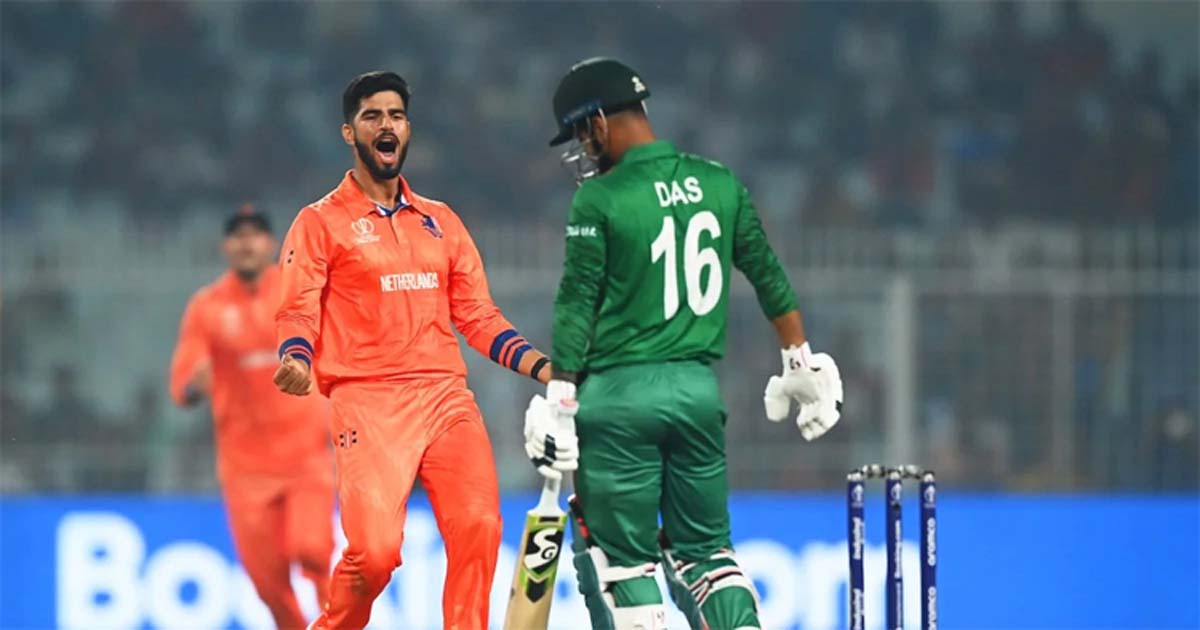 নেদারল্যান্ডসের কাছে ৮৭ রানের লজ্জার হার বাংলাদেশের