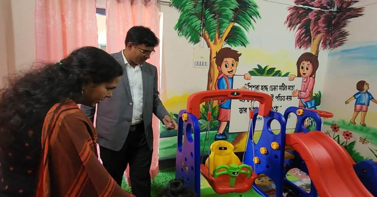পঞ্চগড়ের বোদায় ডে-কেয়ার সেন্টার উদ্বোধন