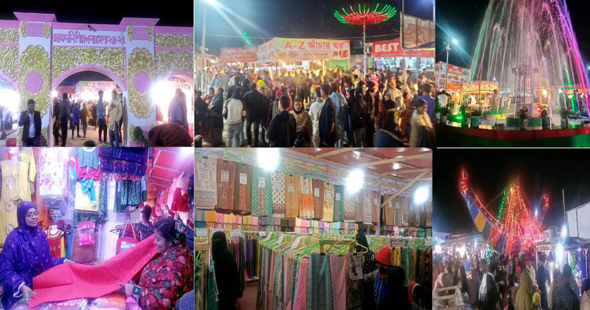 জমে উঠেছে জামদানি শিল্প পণ্যমেলা