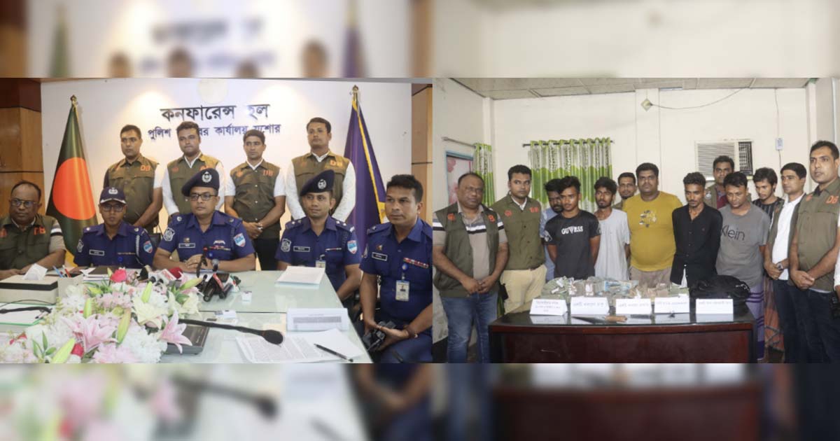 যশোরে ৩৫ লাখ টাকা ছিনতাইয়ের ঘটনায় গ্রেপ্তার ৭, উদ্ধার ৩২ লাখ টাকা