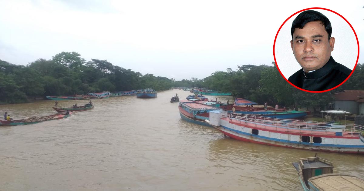 এমপি রনজিত সরকারের হস্তক্ষেপে নৌপথে চাঁদাবাজি বন্ধ
