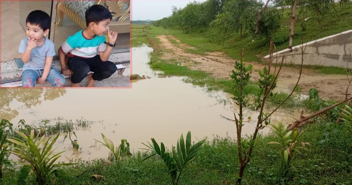 রেললাইনের ব্রিজের নিচে গর্তের পানিতে ডুবে ভাই-বোনের মৃত্যু