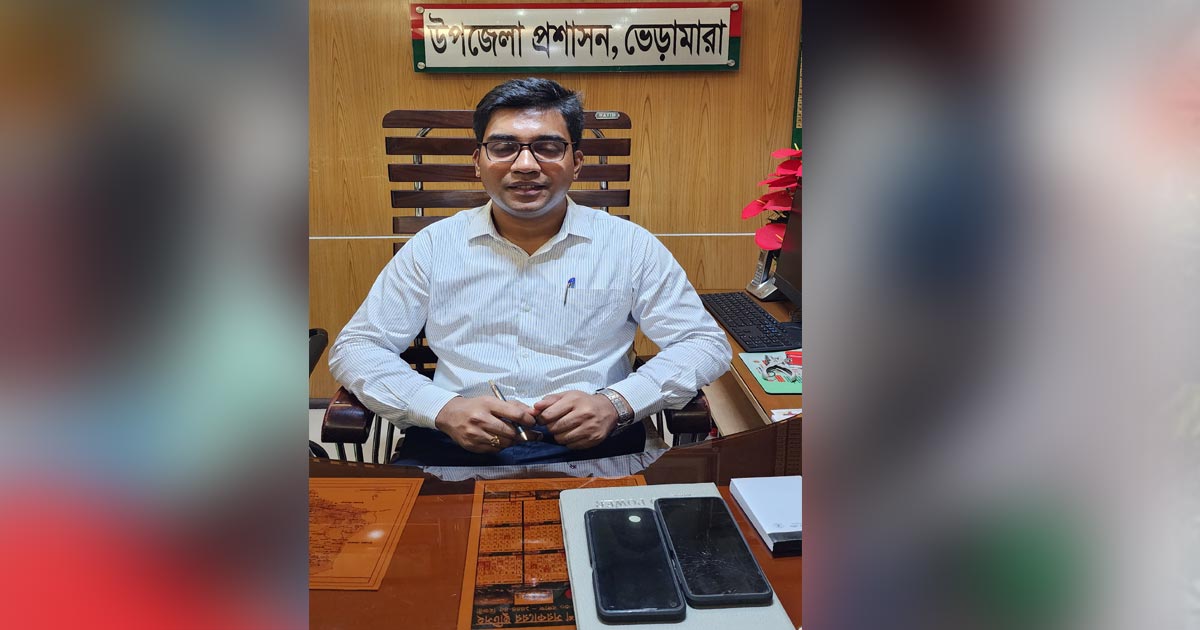 কুষ্টিয়া জেলার শ্রেষ্ঠ ইউএনও আকাশ কুমার কুন্ডু