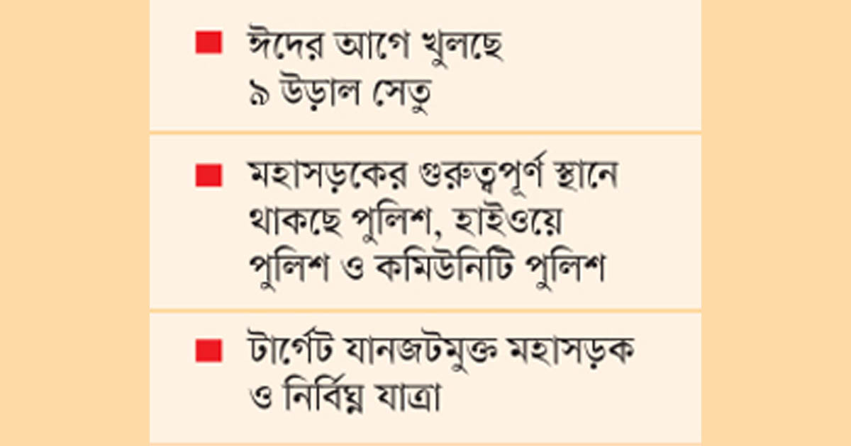 উত্তরাঞ্চলে ঈদযাত্রায় মিলবে স্বস্তি