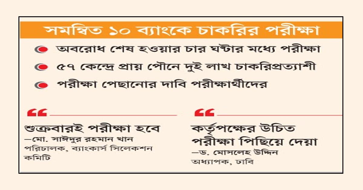কেন্দ্রে পৌঁছানোর দুশ্চিন্তায় পরীক্ষার্থীরা