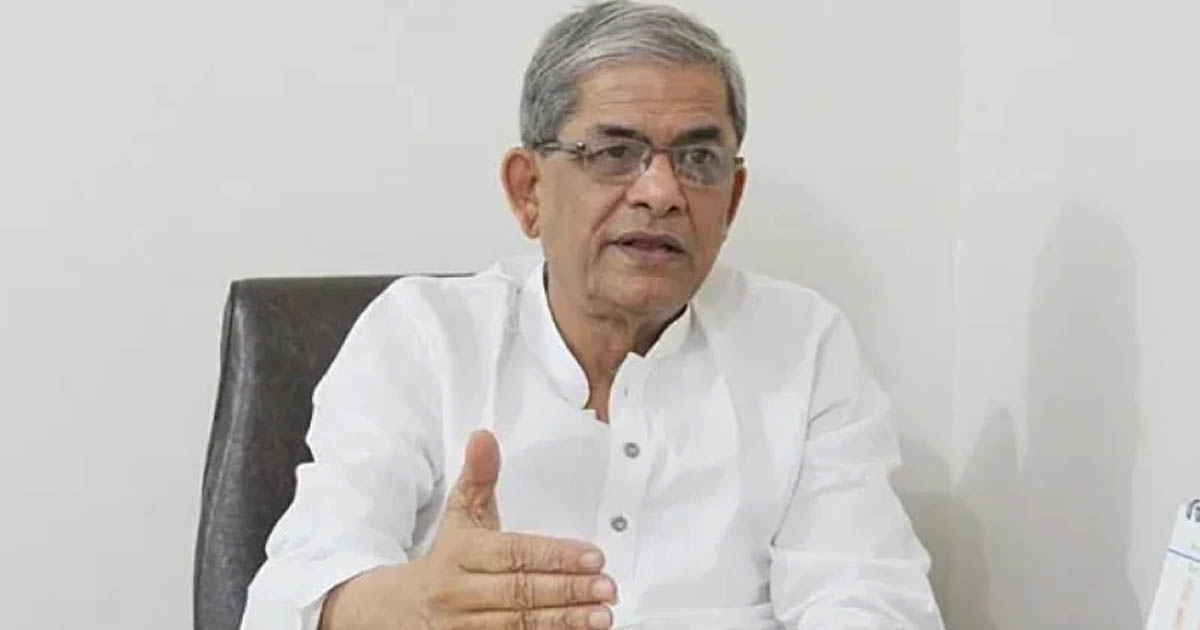 অসুস্থ হয়ে হাসপাতালে ভর্তি হয়েছেন মির্জা ফখরুল