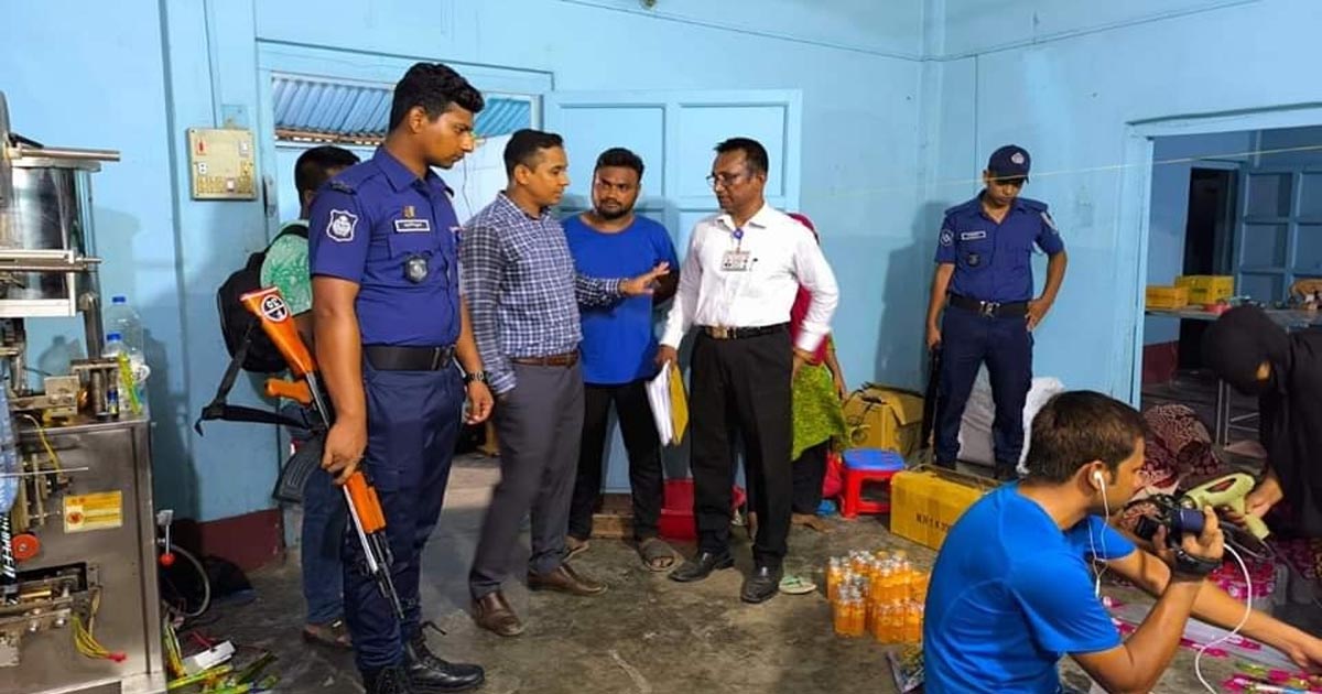 ফরিদপুরে বিষাক্ত কেমিক্যাল দিয়ে শিশু খাদ্য তৈরি