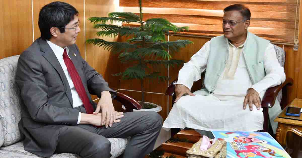 তথ্যমন্ত্রীর সাথে জাপানের রাষ্ট্রদূতের সাক্ষাত