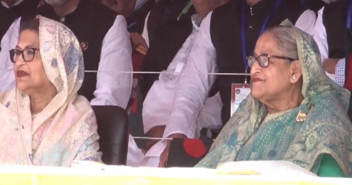 সিলেটে জনসভায় প্রধানমন্ত্রী