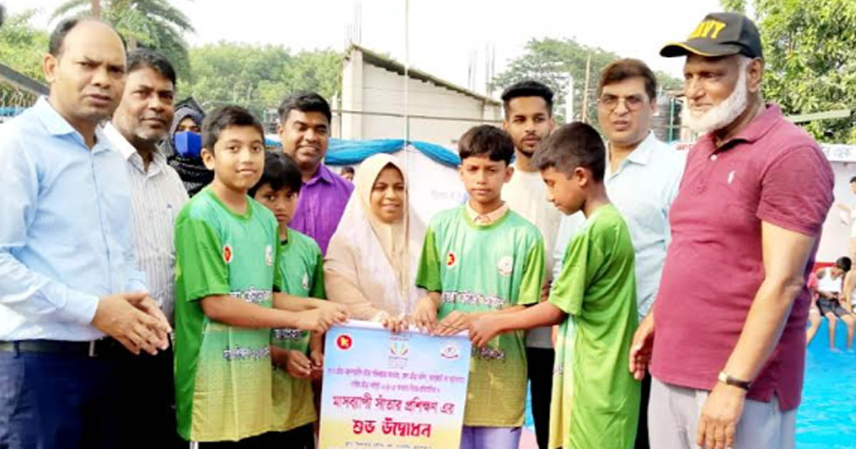 জয়পুরহাটে মাসব্যাপী সাঁতার প্রশিক্ষণের উদ্বোধন