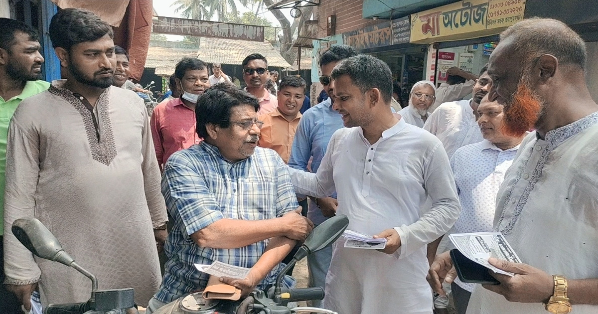 জয়পুরহাটে উপজেলা চেয়ারম্যান প্রার্থীর নির্বাচনি প্রচারণা শুরু