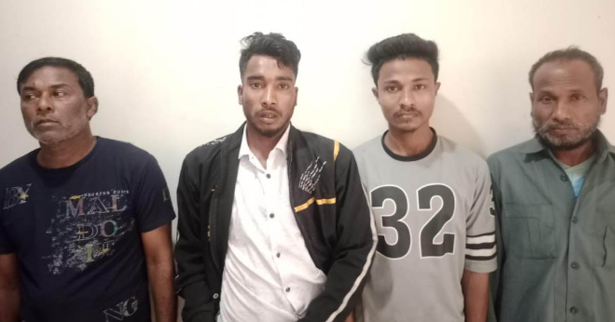 কালীগঞ্জে রোহিঙ্গাসহ গ্রেপ্তার ৪