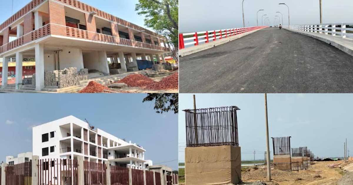 হাওরে উন্নয়ন প্রকল্পে সফল এলজিইডি, চলছে কর্মযজ্ঞ