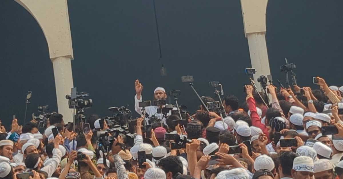 আমাদের লাশের ওপর দিয়ে আ‍‍` লীগকে  রাজনীতিতে আসতে হবে