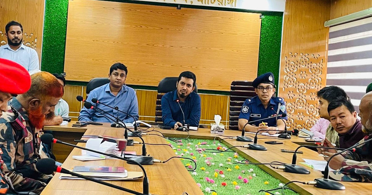 মাটিরাঙ্গায় দুর্গাপূজা উপলক্ষ্যে প্রস্তুতিসভা