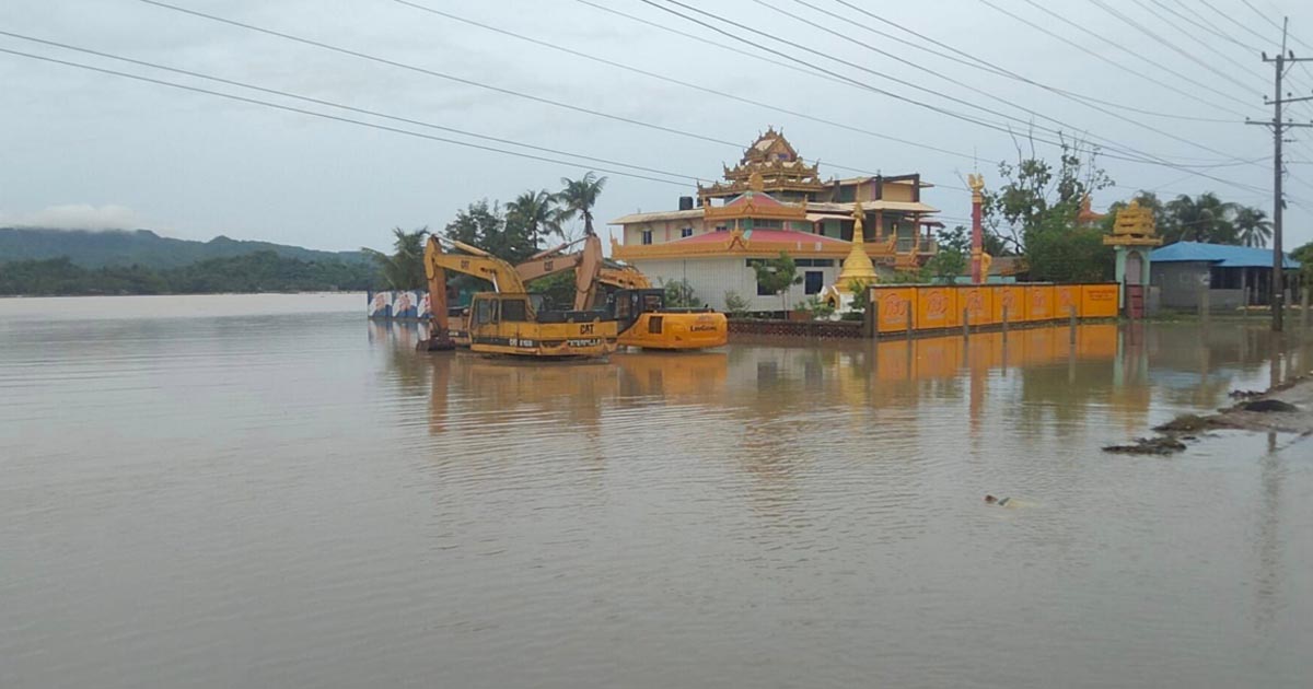 টেকনাফে অর্ধশত গ্রাম প্লাবিত, পানিবন্দি ৩০ হাজার পরিবার
