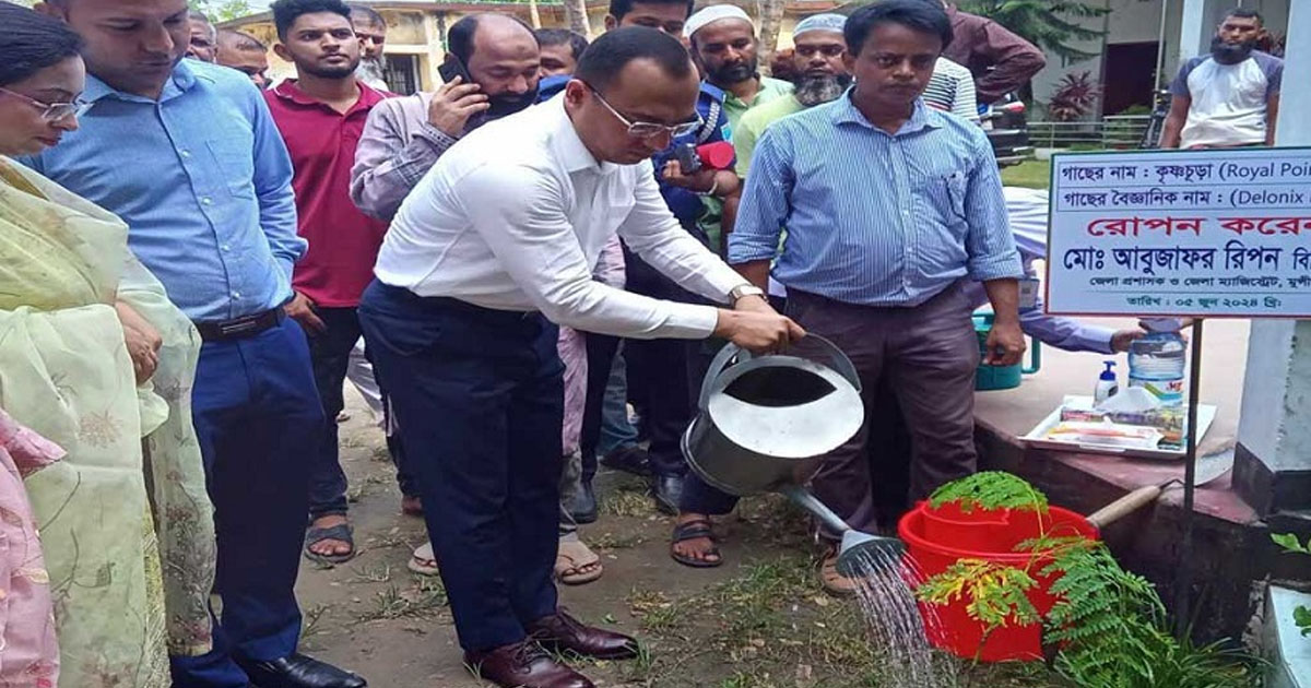 মুন্সীগঞ্জে বৃক্ষরোপণ কর্মসূচি শুরু
