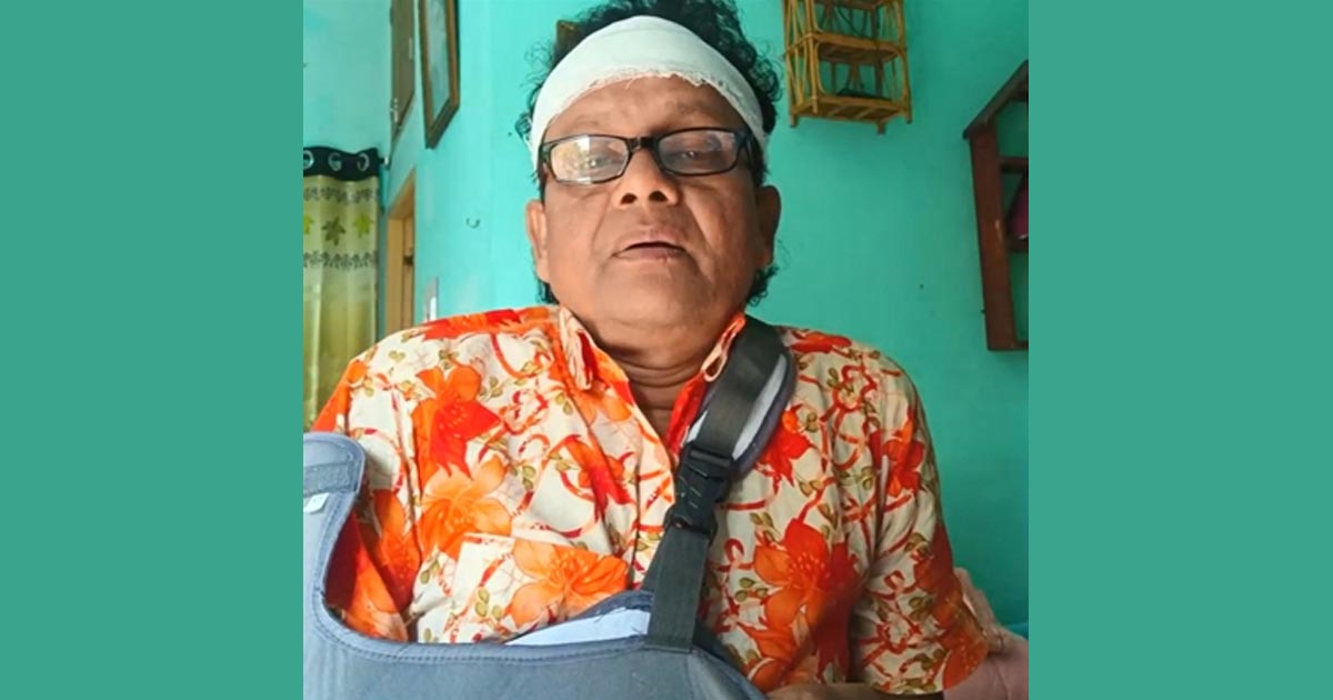 ছাদ থেকে পড়ে গুরুতর আহত নকুল কুমার বিশ্বাস
