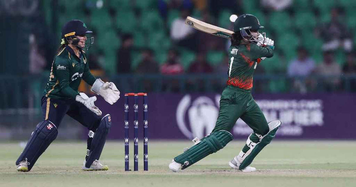 আয়ারল্যান্ডকে হারিয়ে দুর্দান্ত জয় বাংলাদেশ নারী দলের