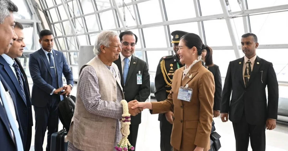 থাইল্যান্ডে পৌঁছেছেন প্রধান উপদেষ্টা