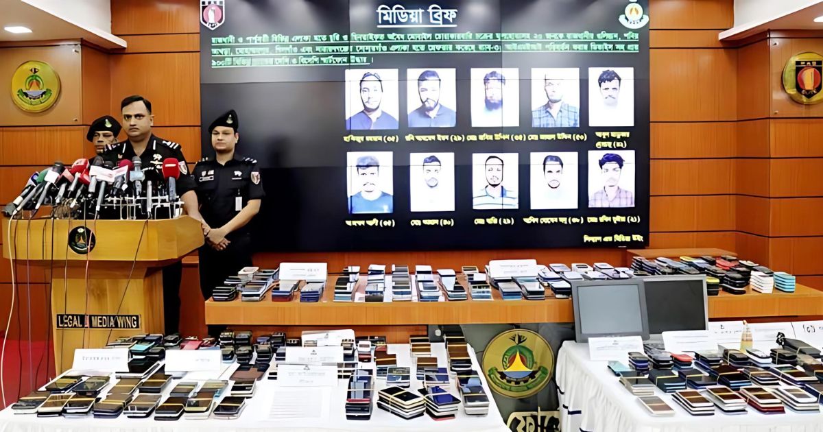 মোবাইলের আইএমইআই পরিবর্তনকারী চক্রের ২০ সদস্য গ্রেপ্তার