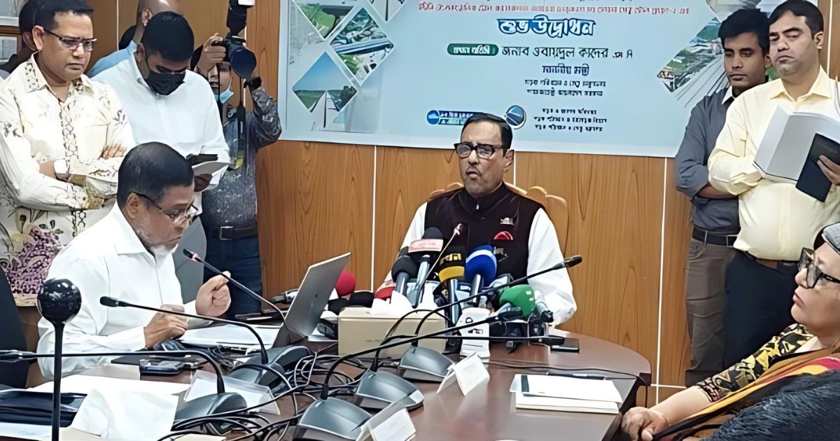 গাড়ির চাপ থাকলেও কোনো যানজট নেই