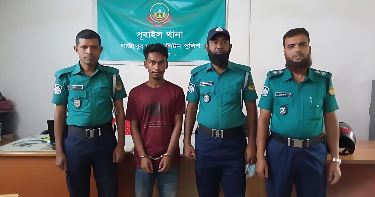 পূবাইলে অটোভ্যান চালক হত্যার মূলহোতা গ্রেফতার