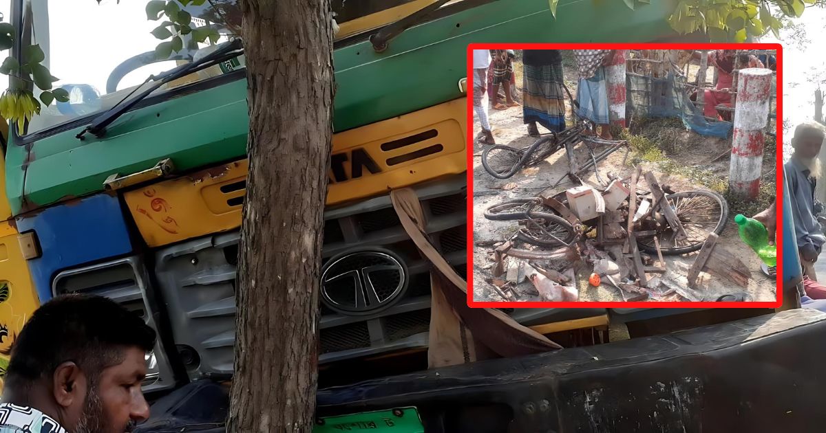 মোংলায় ট্রাকচাপায় ৩ ভ্যানযাত্রী নিহত