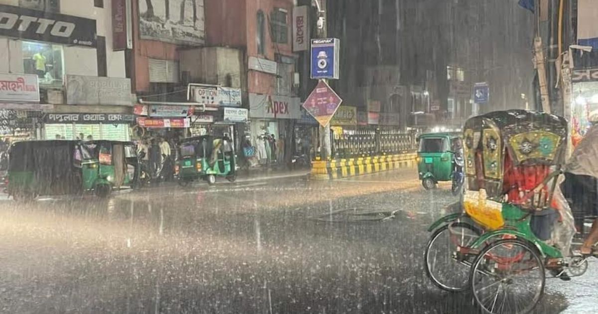 তাপদাহে পুড়ছে দেশ, প্রশান্তির বৃষ্টি সিলেটে