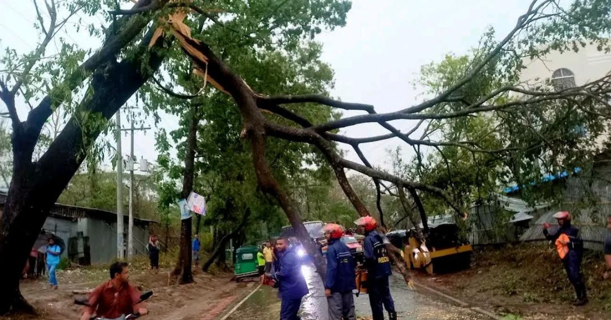 রাঙ্গুনিয়ায় বৈশাখী ঝড়ে ব্যাপক ক্ষয়ক্ষতি, নেই বিদ্যুৎ