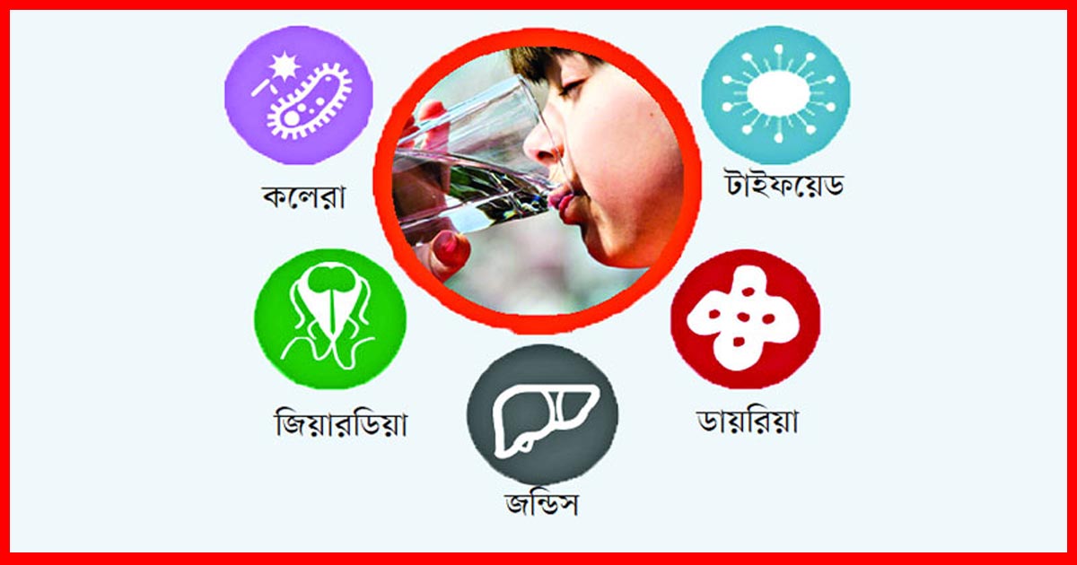 বাড়ছে পানিবাহিত রোগ