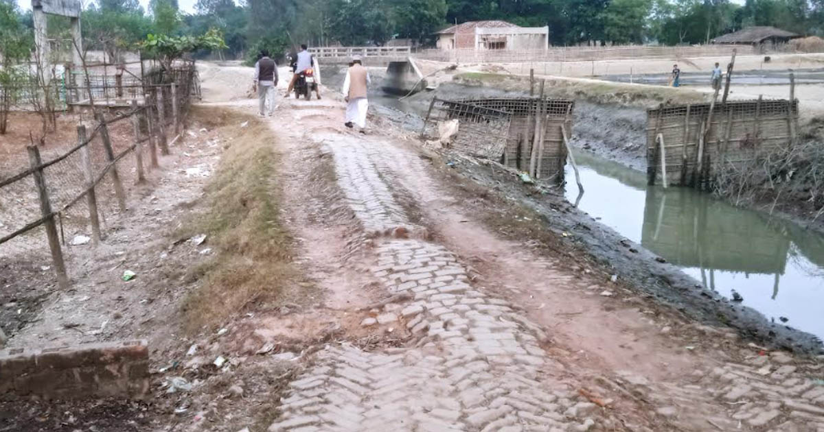 ২০ বছর ধরে যানবাহন চলাচল করে না যে সড়কে