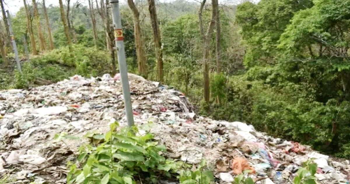 পর্যটন শহর কাপ্তাইয়ে যত্রতত্র আবর্জনার স্তুপ