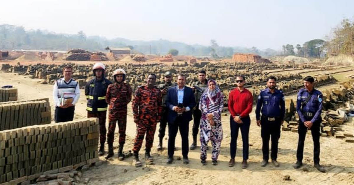 ইটভাটায় ভ্রাম্যমাণ আদালতের অভিযানে অর্থদণ্ড