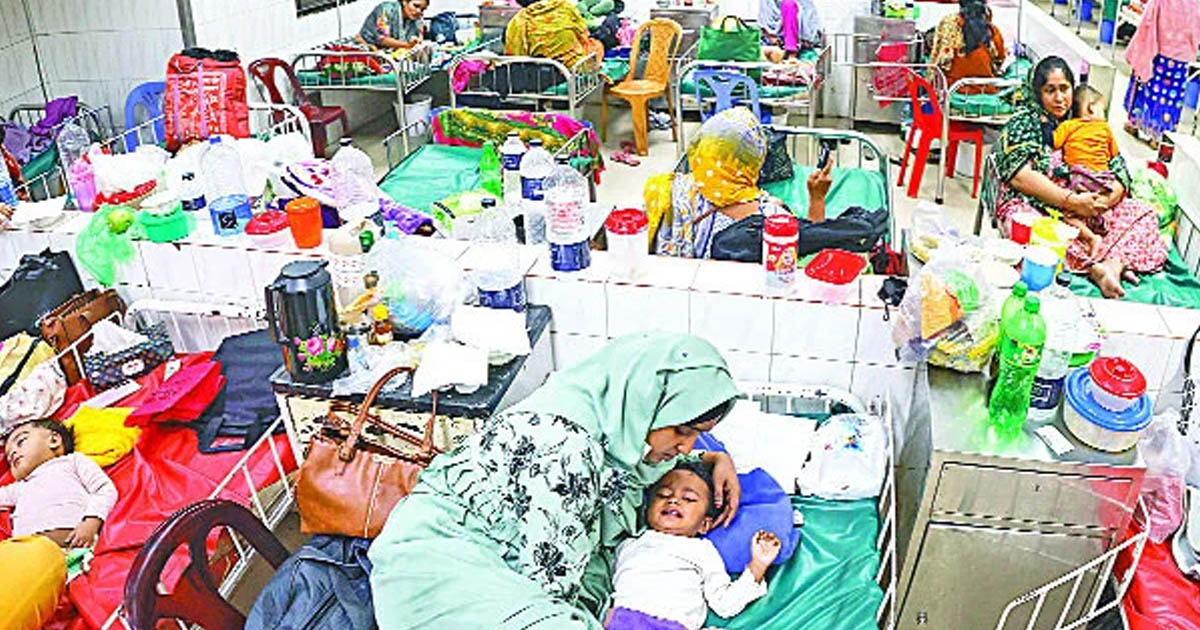 হাসপাতালে মৌসুমি রোগে আক্রান্তদের ভিড়