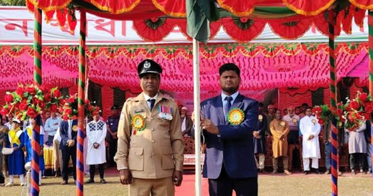 সাঘাটায় মহান স্বাধীনতা ও জাতীয় দিবস উদযাপিত