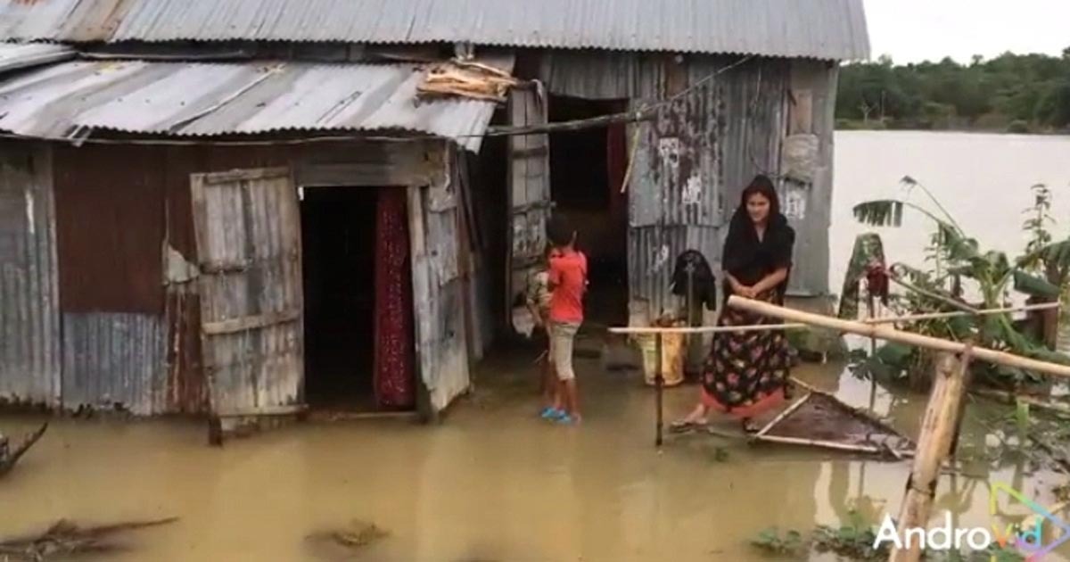 বড়লেখা ও জুড়িতে বন্যা পরিস্থিতির অবনতি, ১০০ গ্রাম প্লাবিত