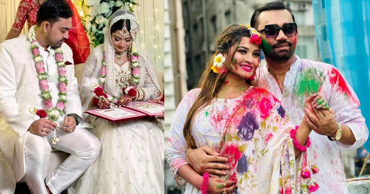 প্রেমিককেই বিয়ে করলেন শিরিন শিলা