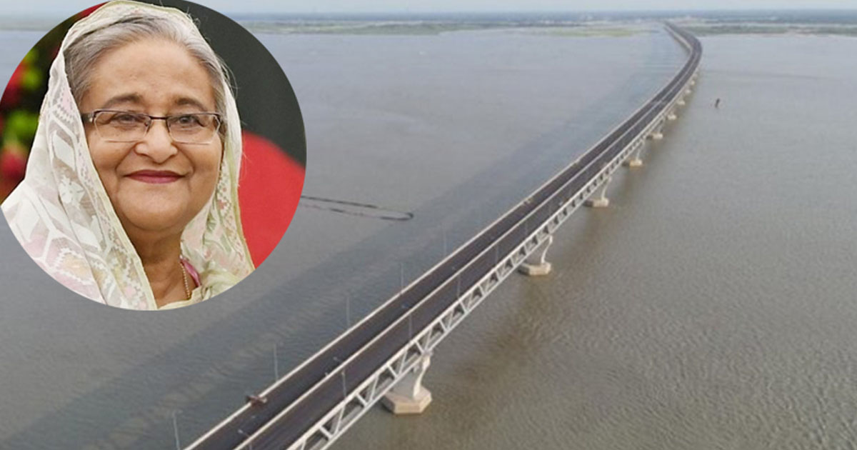 শেষ হলো পদ্মা সেতুর বিশাল কর্মযজ্ঞ: বিকালে যাচ্ছেন প্রধানমন্ত্রী