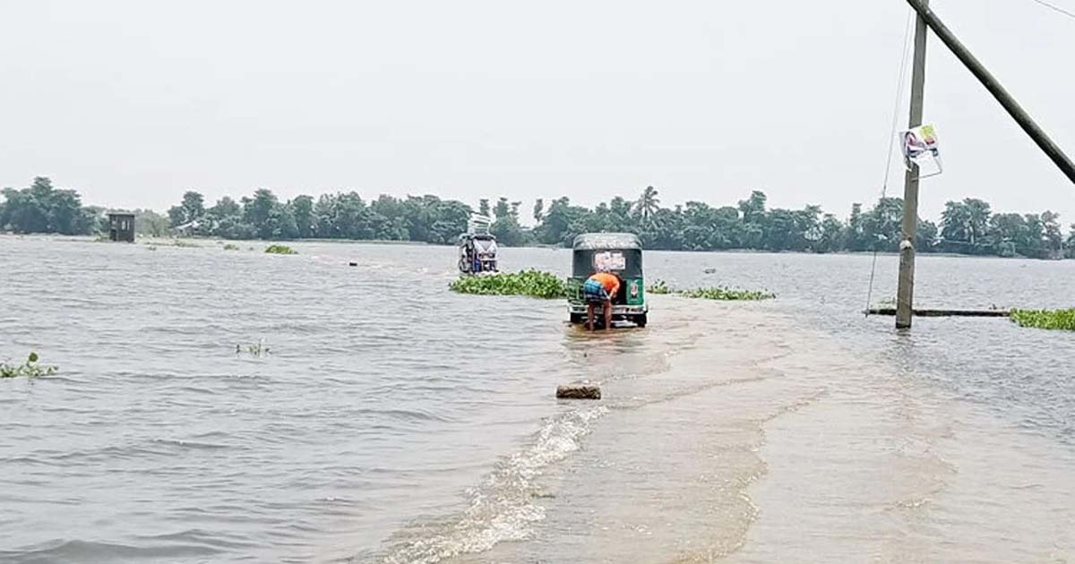 আবারও বাড়ছে নদ-নদীর পানি, সুনামগঞ্জে দীর্ঘমেয়াদি বন্যার শঙ্কা