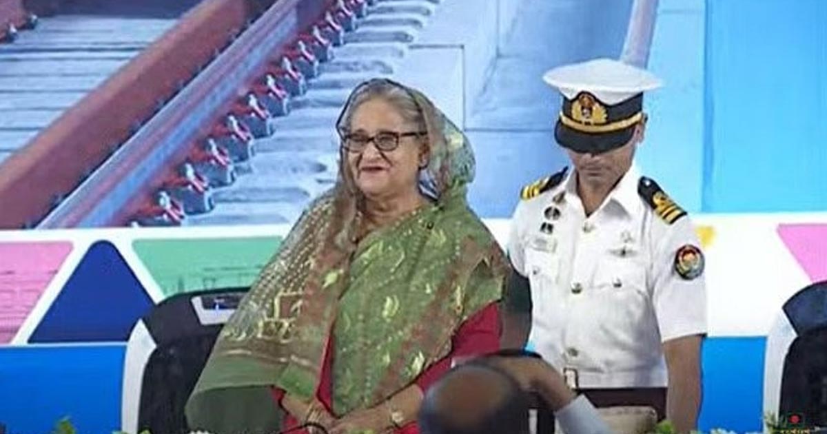 পদ্মায় রেলসংযোগ উদ্বোধন করলেন প্রধানমন্ত্রী