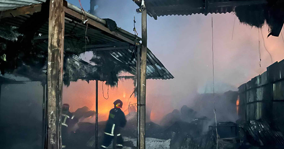 শাহবাগে ফুলের দোকানের আগুন নিয়ন্ত্রণে