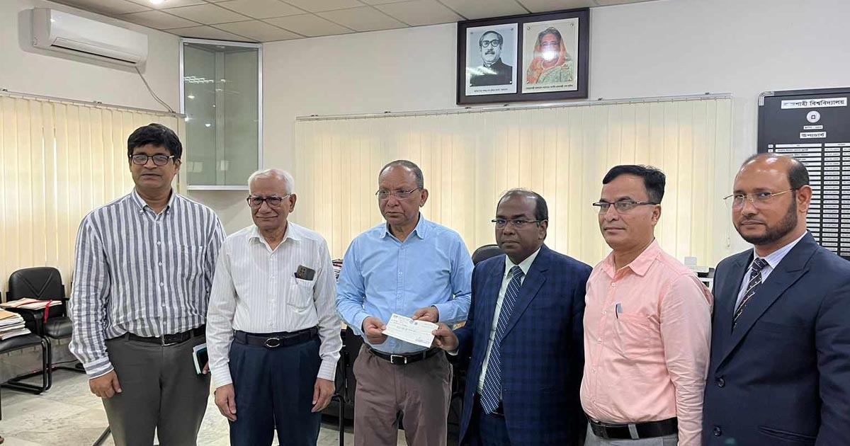 রাবি শিক্ষার্থীর মৃত্যুদাবীর চেক হস্তান্তর করল জেনিথ ইসলামী লাইফ ইনস্যুরেন্স