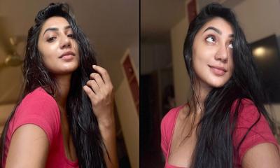 খোলা চুলে মুগ্ধতা ছড়াচ্ছেন মেকআপহীন সুনেরাহ
