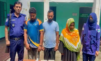 ধামরাইয়ে ৩১ লাখ টাকার হেরোইনসহ ৩ জন গ্রেপ্তার