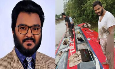 পুকুরে পড়ল বাস, গণঅধিকার পরিষদের নেতা ফারুকসহ আহত অনেকে