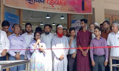 কালাইয়ে ৪ দিনের ভ্রাম্যমাণ বইমেলার উদ্বোধন