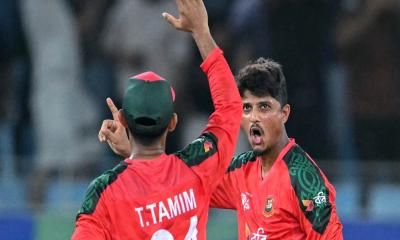 বাংলাদেশকে ১৬৯ রানের লক্ষ্য দিল শ্রীলঙ্কা