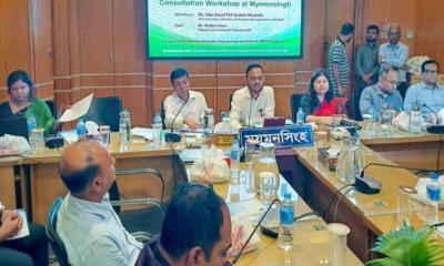 ময়মনসিংহে জাতীয় দুর্যোগ ব্যবস্থাপনা পরিকল্পনা প্রণয়ন সংক্রান্ত কর্মশালা