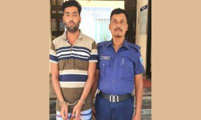 সালথায় প্রবাসীর স্ত্রীকে ইভটিজিংয়ের দায়ে যুবক আটক